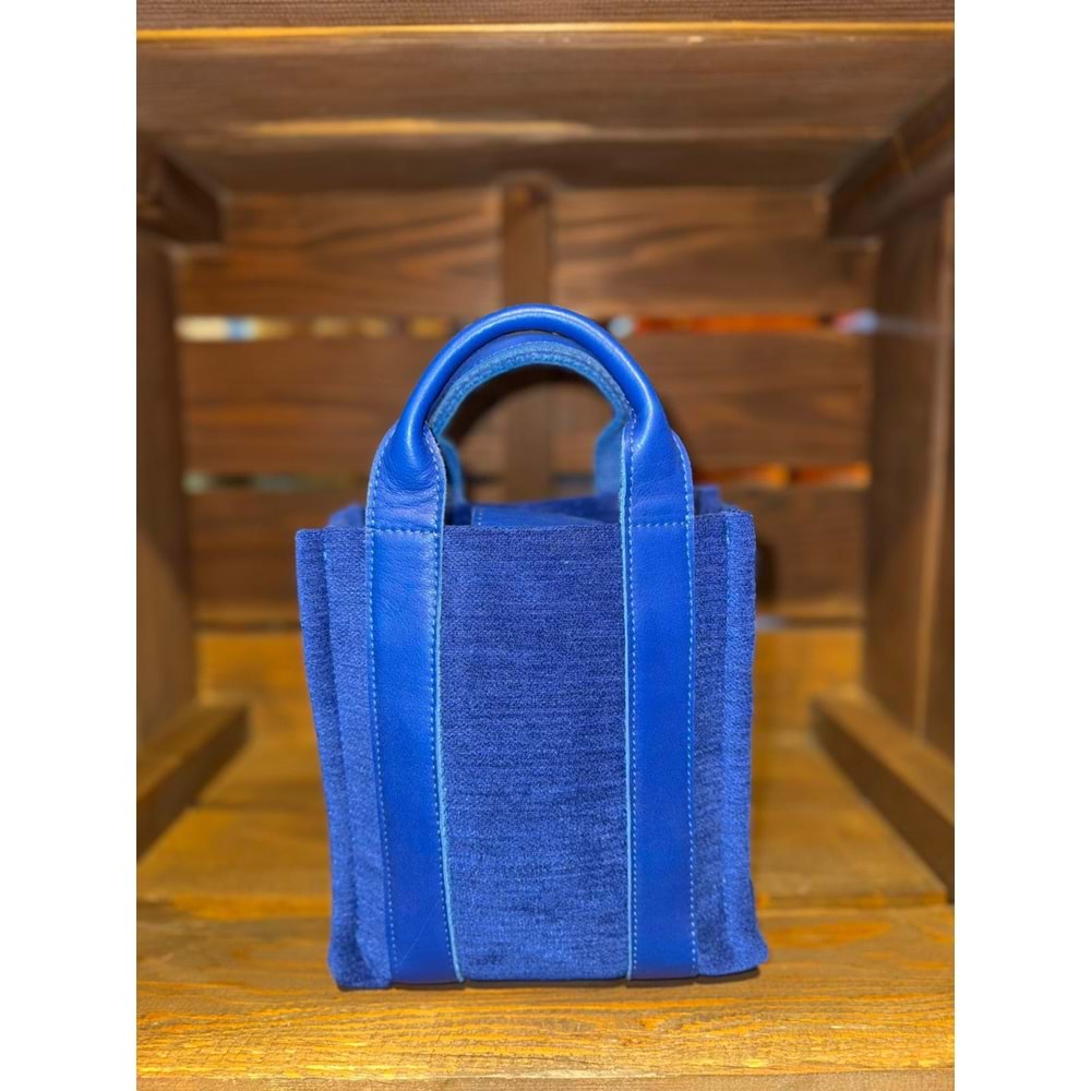 Royal Blue Velvet Ladybag