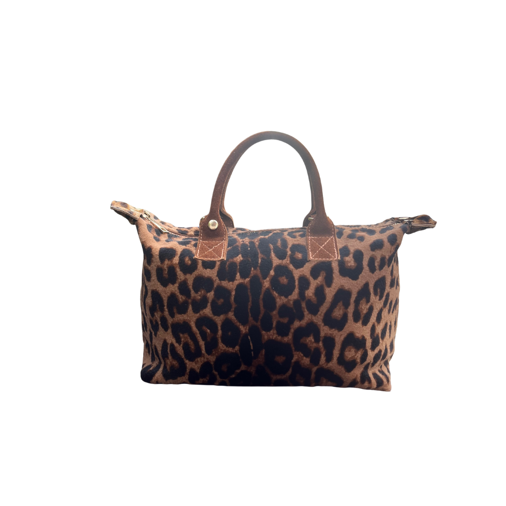 Brown Leopard Longchamp Small