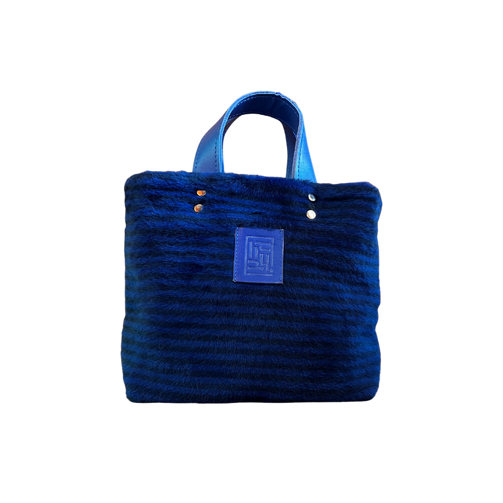 Parlıament Blue Kid Skin Ladybag