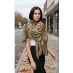 Yeşil Şal Desenli