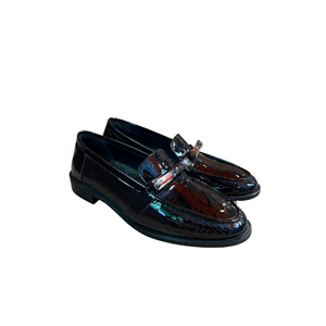 RS 7504 - RS - LOAFER - SİYAH-RUGAN - 40 - 25-AW-RS-LFR-7504-22972