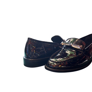 RS 7504 - RS - LOAFER - SİYAH-RUGAN - 40 - 25-AW-RS-LFR-7504-22972