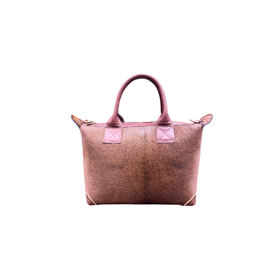 HH COW HAİR BROWN LEATHER LC MEDİUM