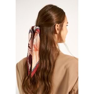 NW 13462-1 MİNİ FULAR ETNİK ÇİÇEK