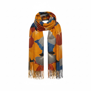 NW DESENLİ PÜSKÜLLÜ KALIN ŞAL 15162