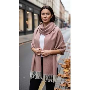 NW Kalın Dokuma İskoç Şalı - NW - ŞAL - GRİ-KİREMİT - STD