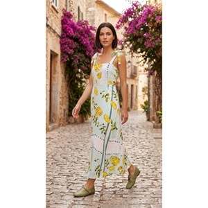 ALL ELBİSE 1598 - ALW - Elbise - LİMON DESENLİ - L - 25SS-ALL-ELB-1598-22140