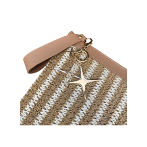 E&C STRİPPED WİCKER BROWN