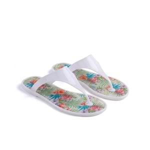 ENOD J-9003-2B - ENOD - Parmak Arası Düz Jelly Terlik - BUZ BEYAZI - 40 - 25SS-END-TRLK-9003-2B-21905