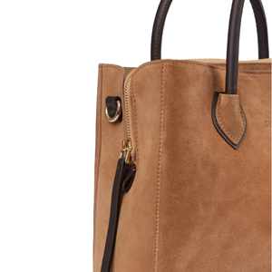 GZN 5823 SÜET ÇANTA - GZN - OMUZ ÇANTASI - CAMEL - STD