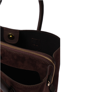 GZN 5823 SÜET ÇANTA - GZN - OMUZ ÇANTASI - KAHVERENGİ - STD