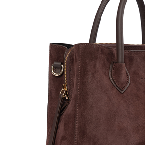 GZN 5823 SÜET ÇANTA - GZN - OMUZ ÇANTASI - KAHVERENGİ - STD