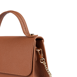 GZN 8801 DERİ MİNİ EL ÇANTASI - GZN - MİNİ EL ÇANTASI - TABA - STD