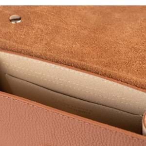 GZN 8801 DERİ MİNİ EL ÇANTASI - GZN - MİNİ EL ÇANTASI - TABA - STD