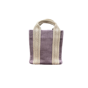 HH Bitter Brown Knitte Handle Ladybag