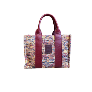 HH Red Leather Handle Totebag