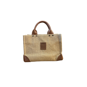 HH Cream Straw Totebag