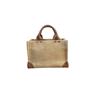 HH Cream Straw Totebag