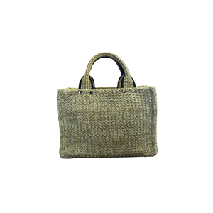 HH YELLOW STRAW TOTEBAG