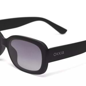 OK028-BK OKKİA CHİARA - OKKİA - YETİŞKİN GÜNEŞ GÖZLÜĞÜ - SİYAH DEGRADE - STD - 25SS-OK-GZLK-CHİARA028-21932