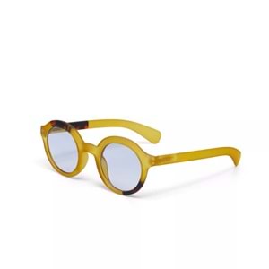 OK031-Y3H-BL LAURO - OKKİA - YETİŞKİN GÜNEŞ GÖZLÜĞÜ - SARI HAVANA-SİYAH DEGRADE-MAVİ GRADYAN - STD - 25SS-OK-GZLK-LAURU031-22835