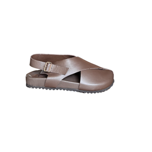 RS 863 - RS - DÜZ SANDALET - KAHVERENGİ - 40 - 25SS-RS-SND-863-21785