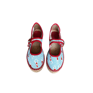 SE 2556 - SE - Düz Espadril Ayakkabı - TURKUAZ - 40 - 25SS-SE-E.BBT-2556-P9-21828