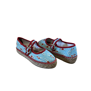 SE 2556 - SE - Düz Espadril Ayakkabı - TURKUAZ - 40 - 25SS-SE-E.BBT-2556-P9-21828