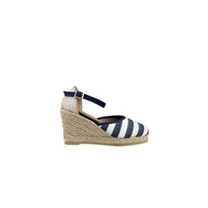 SE 2002 - SE - Dolgu Espadril Ayakkabı - LACİVERT ÇİZGİLİ - 39 - 25SS-SE-E.SND-2002-20872