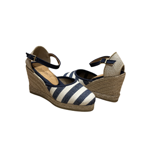 SE 2002 - SE - Dolgu Espadril Ayakkabı - LACİVERT ÇİZGİLİ - 39 - 25SS-SE-E.SND-2002-20872