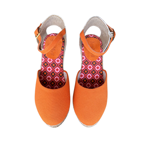 SE 2019-K8 - SE - Dolgu Espadril Ayakkabı - TURUNCU - 40 - 25SS-SE-E.SND-2019-20926