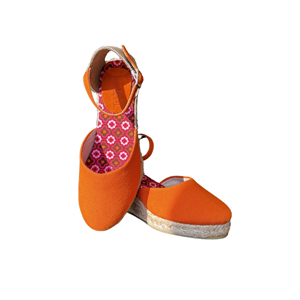 SE 2019-K8 - SE - Dolgu Espadril Ayakkabı - TURUNCU - 40 - 25SS-SE-E.SND-2019-20926