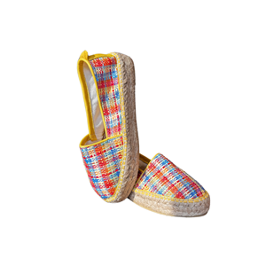 SE 2255-R10 - SE - Düz Espadril Ayakkabı - SARI MULTİ - 40 - 25SS-SE-ESP-2255-R10-22727