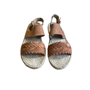 SE 2439 - SE - Düz Espadril Sandalet - KİREMİT - 41 - 25SS-SE-SND-2439-20914