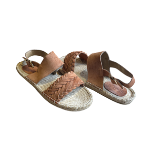SE 2439 - SE - Düz Espadril Sandalet - KİREMİT - 41 - 25SS-SE-SND-2439-20914