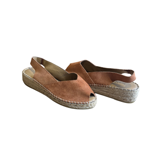 SE 2601 - SE - Düz Espadril Sandalet - KİREMİT - 41 - 25SS-SE-SND-2601-21084