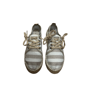 SE 2199-2 - SE - Düz Espadril Ayakkabı - BEJ ÇİZGİLİ - 36 - 25SS-SE-SNKR-2199-C1-21067