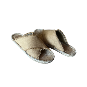 SE 2561-2 - SE - Düz Espadril Terlik - KOYU KUM - 40 - 25SS-SE-TRLK-2561-20850