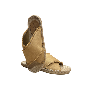 SE 2561-2 - SE - Düz Espadril Terlik - KOYU KUM - 40 - 25SS-SE-TRLK-2561-20850