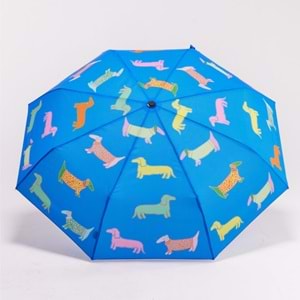 CP110-ORİGİNAL DUCKHEAD DUCK KOMPAKT ŞEMSİYE DOGS İN BLUE