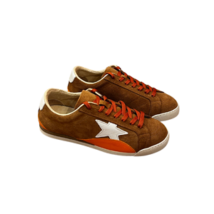 MMS SNEAKER 26-053 - MAXİMİNO SHOES - SNEAKER - TABA SÜET-ORANJ DERİ - 36 - 26AW-MMS-SNKR-26-053-27575