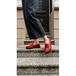 TT LOAFER 020 - T.TR - Loafer - KIRMIZI - 40 - 26AW-TT-LFR-020-27674