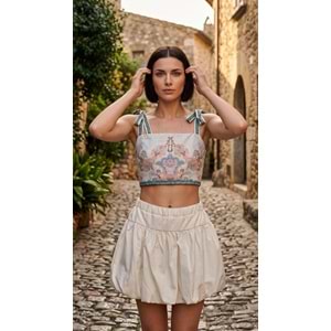 ASP BÜSTİYER TK.8000 - ASP - BUSTİYER - MAVİ MULTİ - XL - 26SS-ASP-BUST.TK-8000-26457