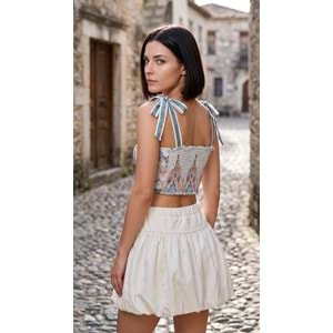 ASP BÜSTİYER TK.8000 - ASP - BUSTİYER - MAVİ MULTİ - XL - 26SS-ASP-BUST.TK-8000-26457