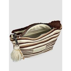 BC MİNİBAG-THE WAVE - BABYCORD - MİNİBAG - KAHVE ÇİZGİLİ - STD - 26SS-BC-MİNİBAG-26854