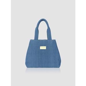 BC TRİNİTY TOTE BAG SİGNATURE - BABYCORD - TRİNİTY TOTEBAG - LACİVERT - STD - 26SS-BC-TTB-25737