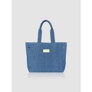 BC TRİNİTY TOTE BAG SİGNATURE - BABYCORD - TRİNİTY TOTEBAG - LACİVERT - STD - 26SS-BC-TTB-25737