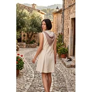 BP ELBİSE 30064 - BP - ELBİSE - EKRU - L