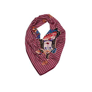 DEL ŞAHMERAN FULAR - DELLEL - FULAR - BORDO - STD - 26SS-DEL-FLR-ŞAHMERAN-25347