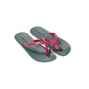MC ALPHA - MOO CHUU - PVC DÜZ PARMAK ARASI TERLİK - YEŞİL-PEMBE - 40 - 26SS-MC-PVC-TRLK-ALPHA-25493